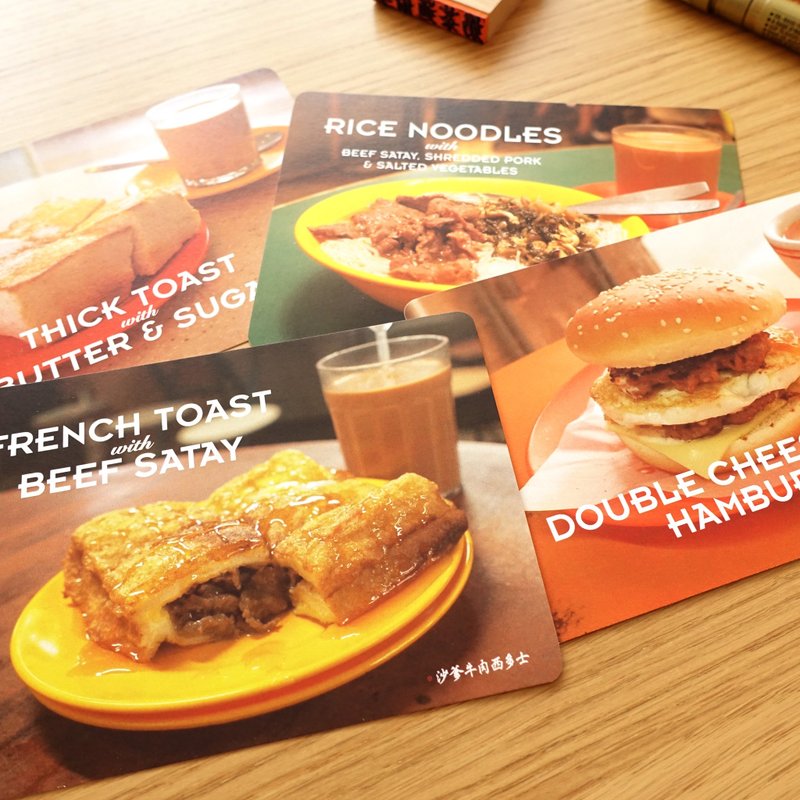 美食写真明信片组(4入) - 卡片/明信片 - 纸 多色