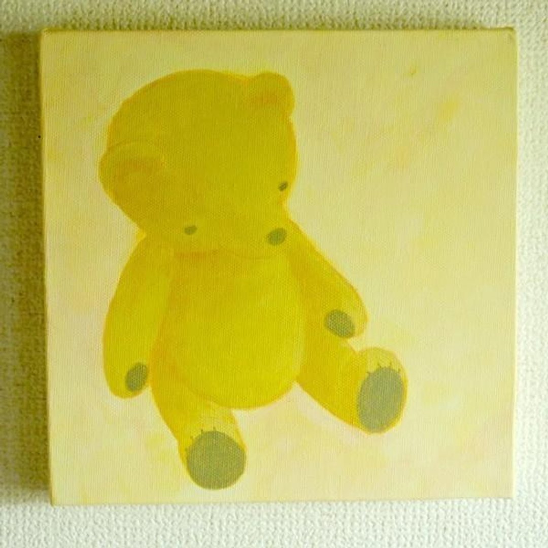 [Original] yellow bear - 海报/装饰画/版画 - 棉 
