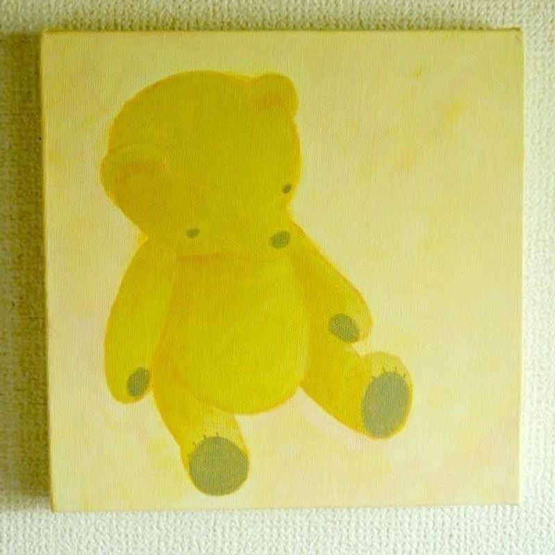 【原画】黄色いくまさん - 海报/装饰画/版画 - 棉．麻 