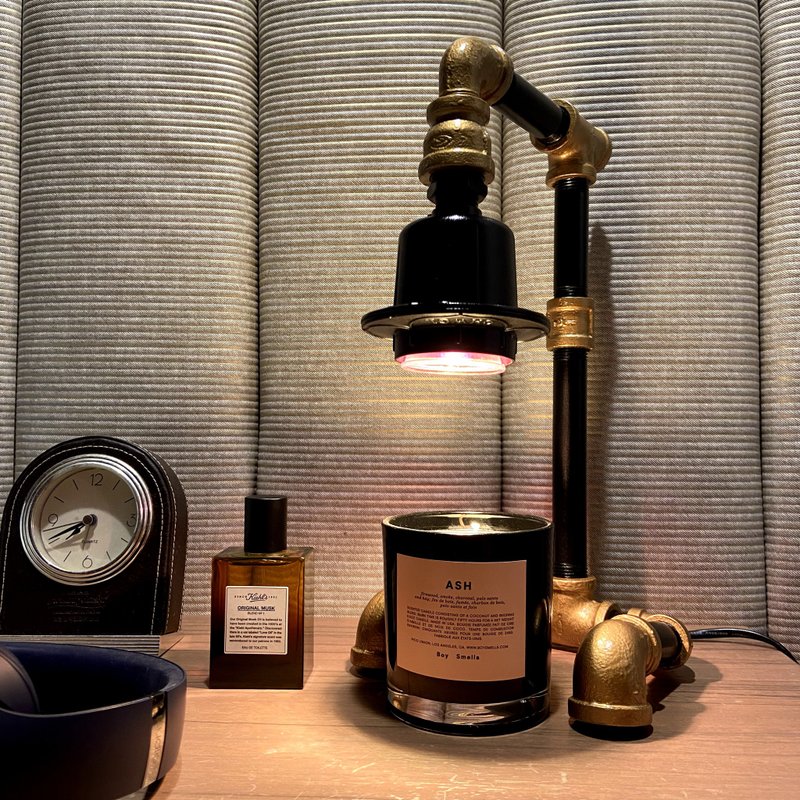 【送礼首选】手作工业风融烛灯 可调光 【黑金 经典款】 - 灯具/灯饰 - 其他金属 黑色