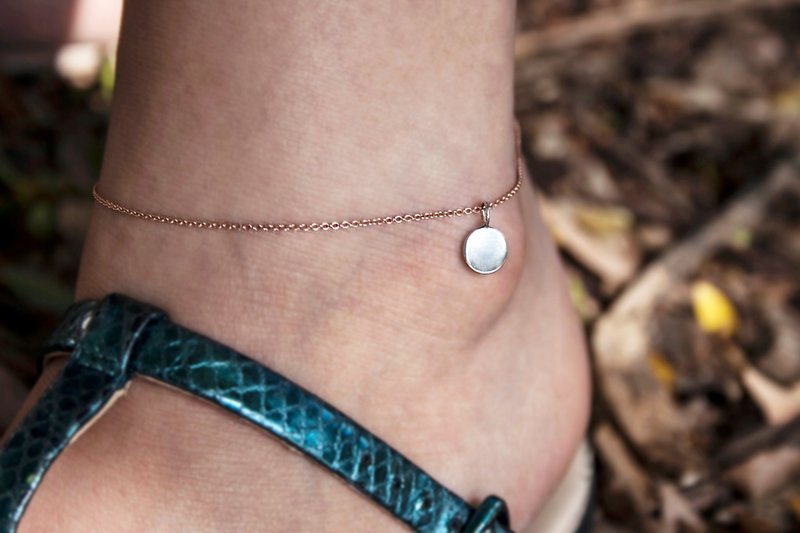 Frankness原创  9K玫瑰金脚链  - 对戒 - 其他金属 金色