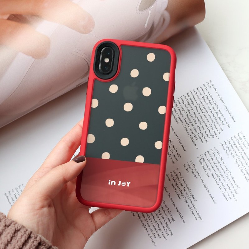 【独家设计】午夜派对 原创 磨砂手感 iPhone 防摔手机壳 - 手机壳/手机套 - 塑料 红色