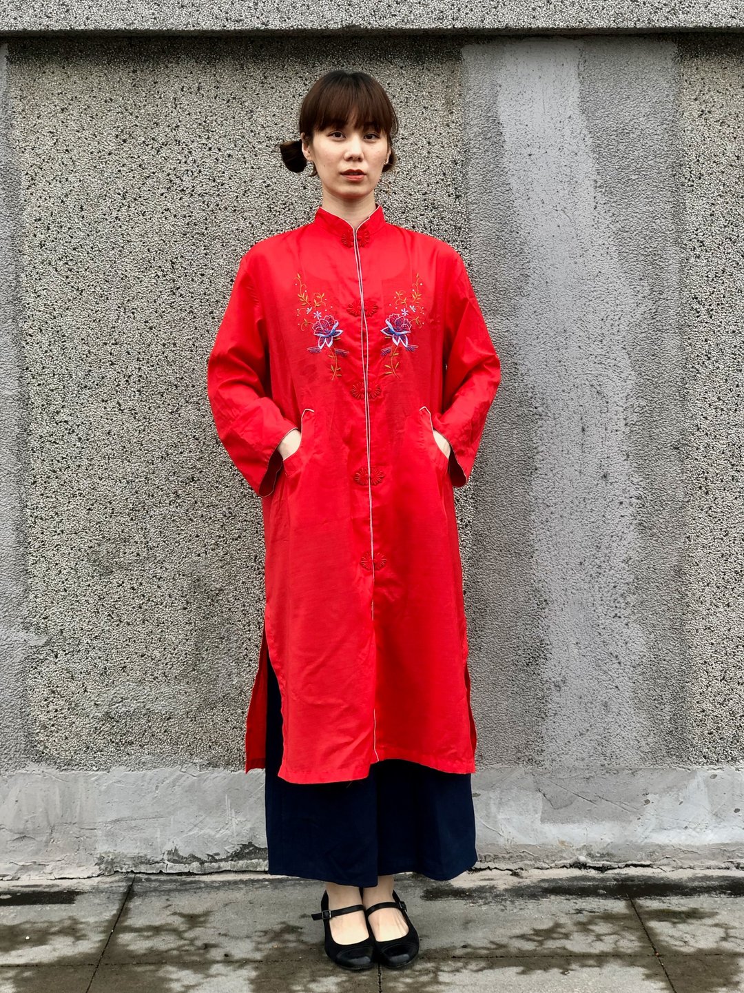 中国风长外套洋装 - 女装休闲/机能外套 - 其他材质 