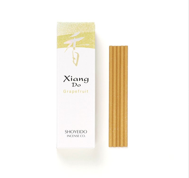 葡萄柚 Grapefruit线香【日本松荣堂 Xiang Do香道系列 】 - 香薰/精油/线香 - 浓缩/萃取物 黄色