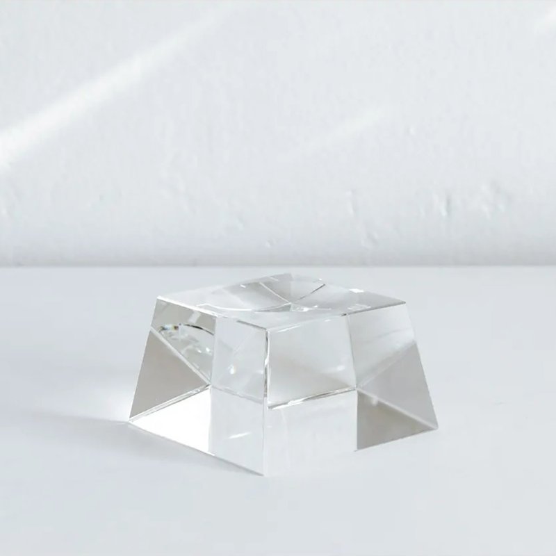 MOVA光能地球仪 专属水晶底座 可客制印刷 - 摆饰 - 玻璃 透明