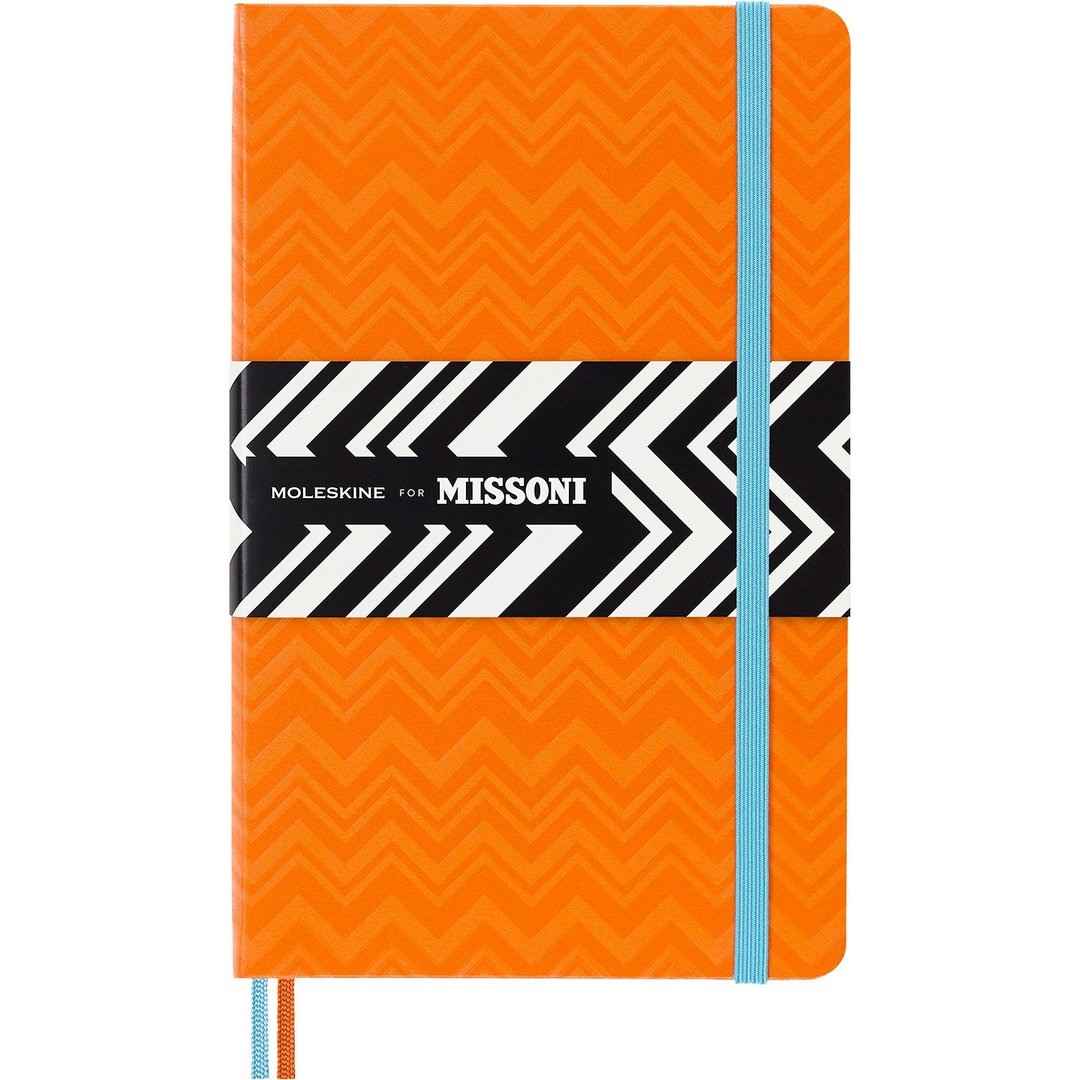 _勿上架_MOLESKINE MISSONI 联名笔记本 锯齿橘 L 型 横线 - 笔记本/手帐 - 纸 橘色