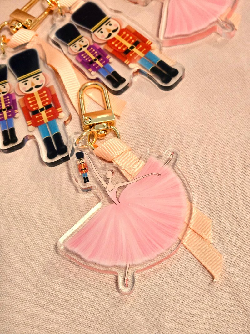 胡桃夹子与嘉丽匙扣 - 钥匙链/钥匙包 - 压克力 