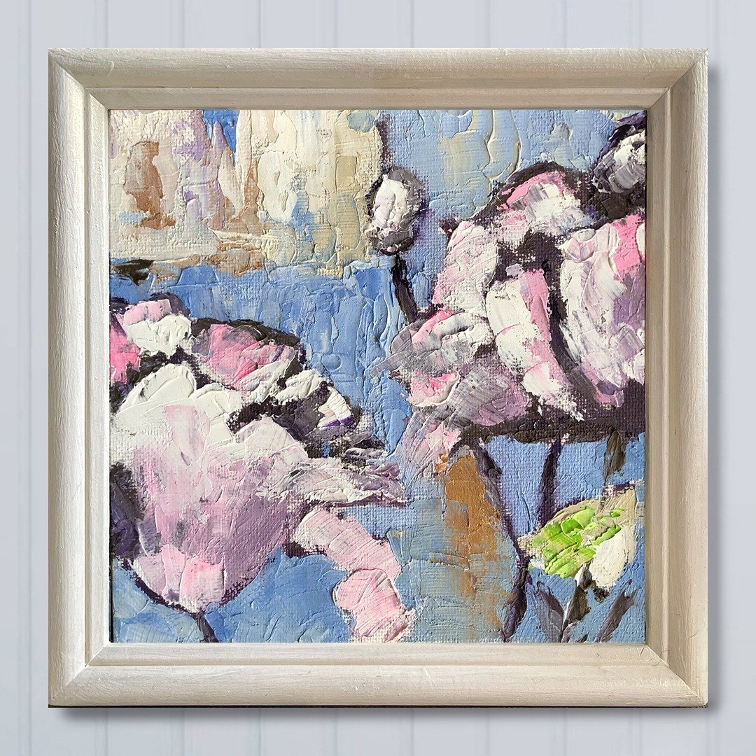 抽象花卉画/手绘油画/家居装饰/裱框艺术 - 海报/装饰画/版画 - 棉 