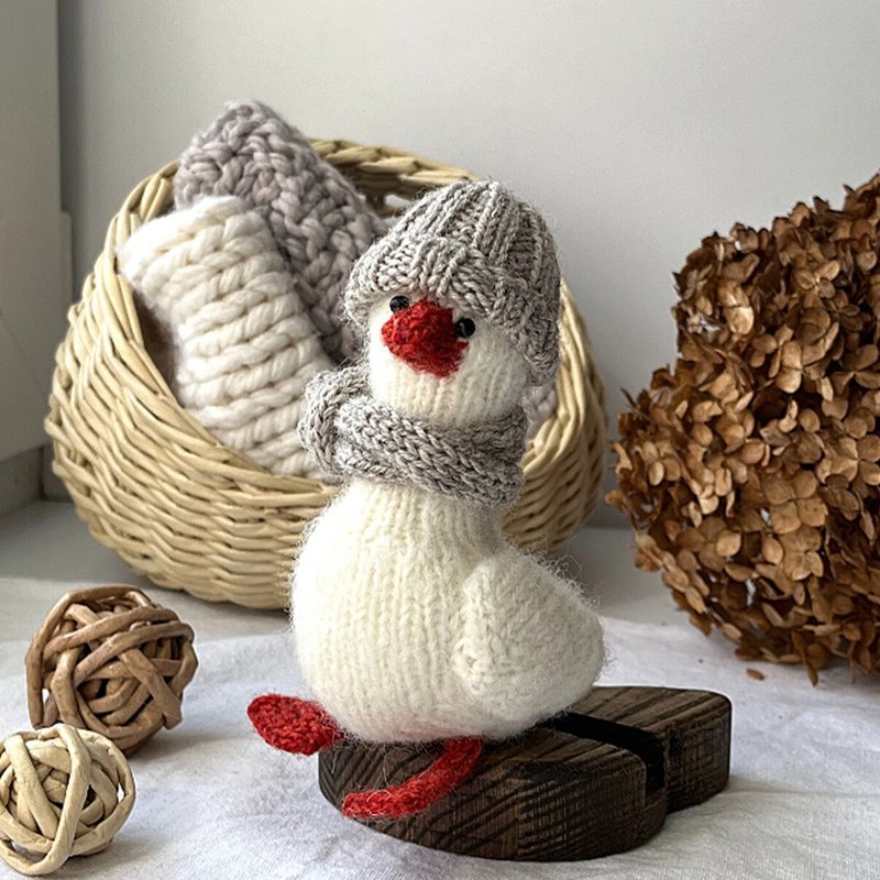 Pattern. Cute duckling knitting pattern. English and Russian PDF. - 手工艺教程/工具书 - 其他材质 