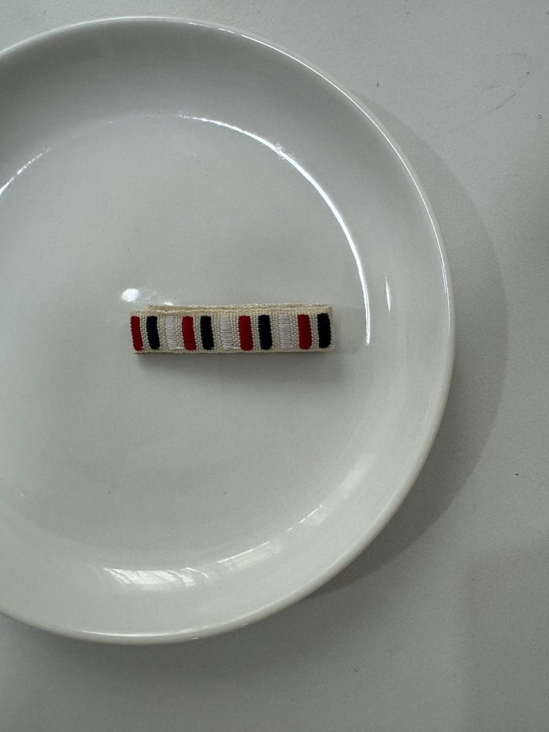 法式时髦红全包发夹/鸭嘴夹款 - 婴儿饰品 - 聚酯纤维 多色