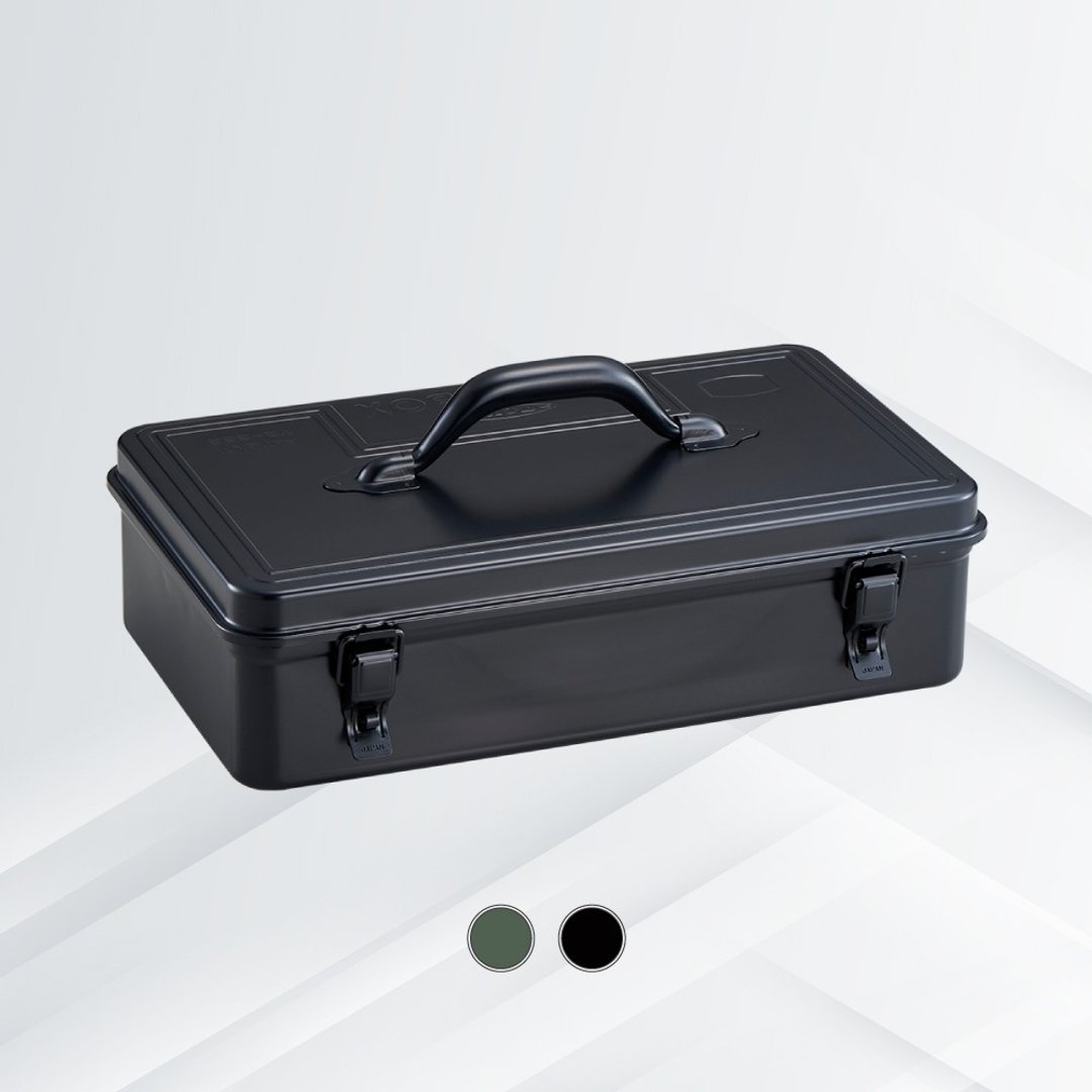 日本TOYO方型提把式钢制单层收纳工具箱TB-362-2色 - 置物架/篮子 - 其他金属 多色