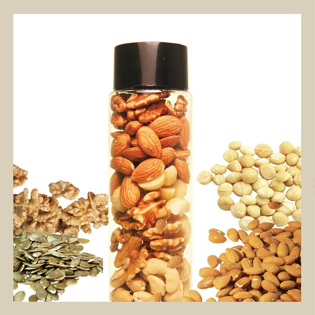 Oh ! Nuts 原味烘焙综合坚果 Nuts Deluxe / 新罐装 - 坚果 - 塑料 透明
