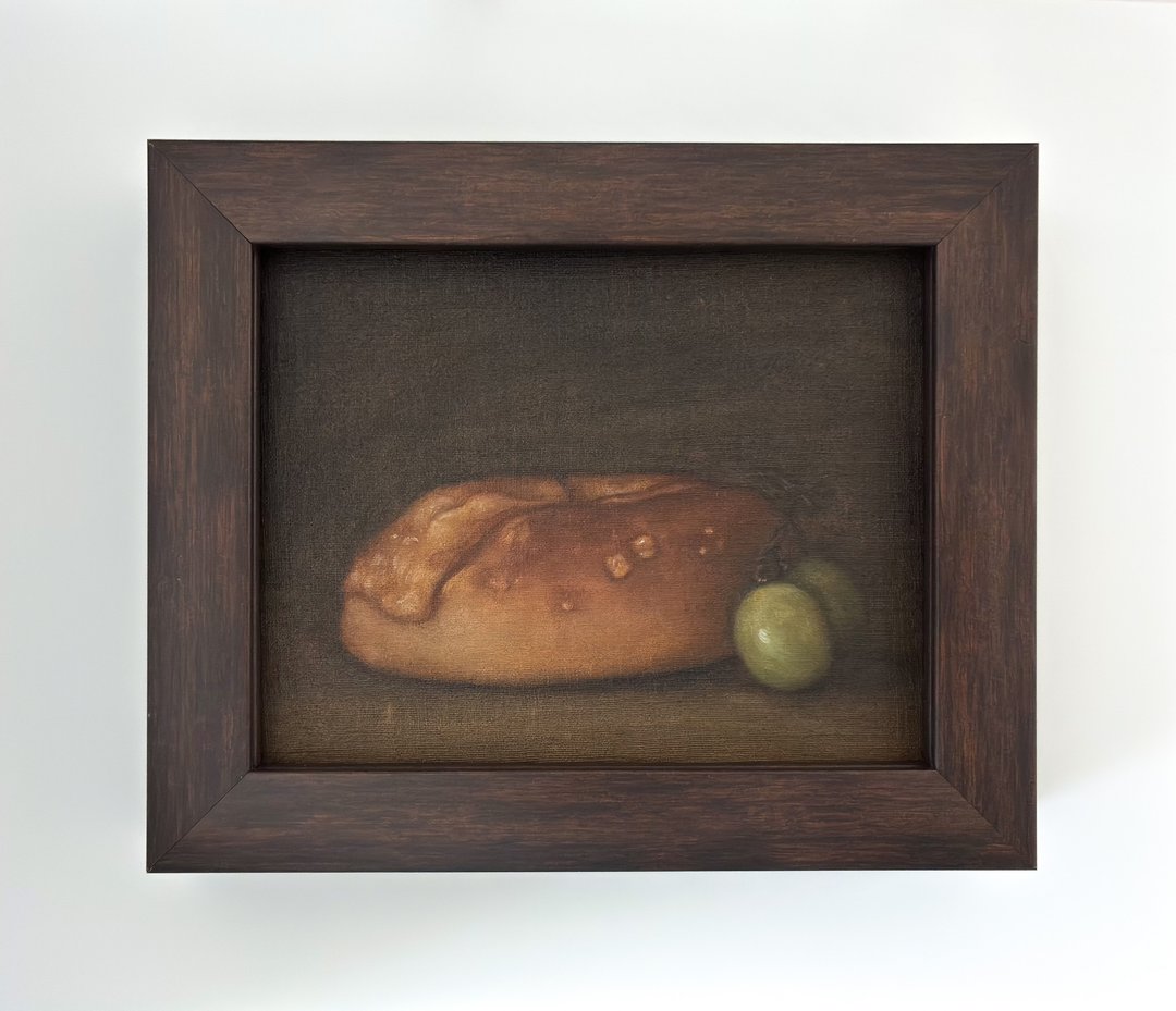 静谧的食粮 ー 两颗葡萄 ー - 海报/装饰画/版画 - 木头 