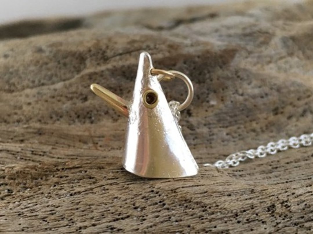 Forest People # 1 Forged Silver Pendant - 项链 - 其他金属 