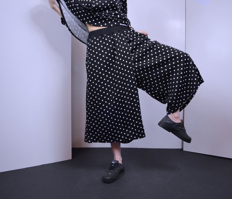 发·线  致·弥生裤 - 女装长裤 - 其他材质 黑色