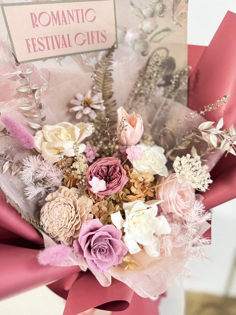 干燥花束 花束 永生花花束 - 干燥花/捧花 - 植物．花 