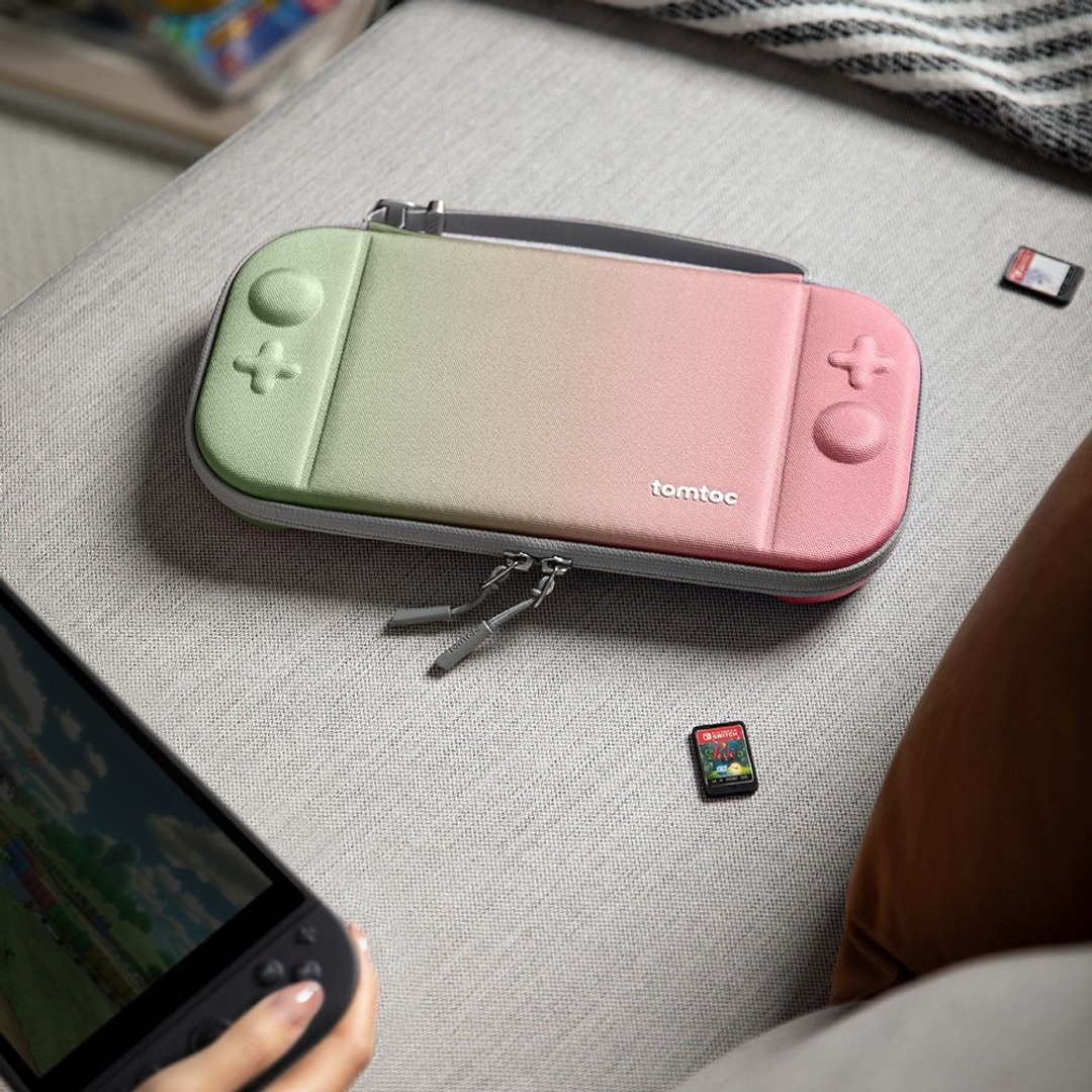 Tomtoc 玩家首选二代 Switch 2 主机收纳包 樱花 - 其他 - 聚酯纤维 粉红色