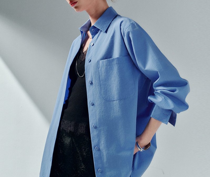 【多巴胺多色】法式簡約/叠穿不易皱/长袖衬衫 - 女装衬衫 - 其他材质 多色