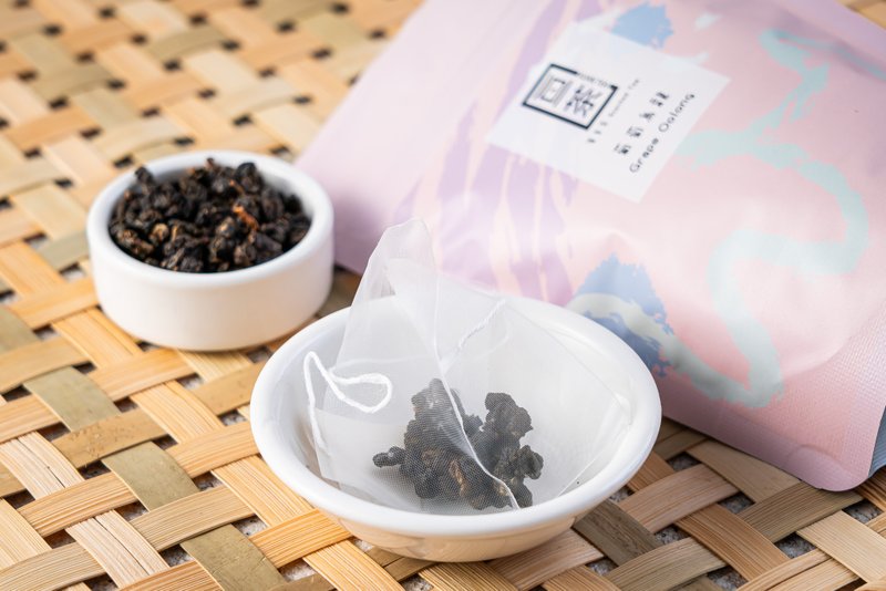 【葡萄乌龙茶包】水果 窨香 原叶立体茶包  5入  |亘茶 - 茶 - 新鲜食材 紫色