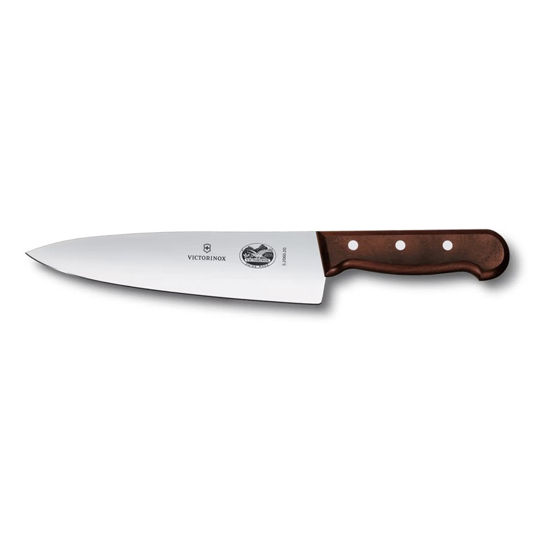 VICTORINOX 瑞士维氏 ChefsKnife 经典主厨/切肉刀 枫木 5.2060.20G - 厨房用具 - 木头 咖啡色