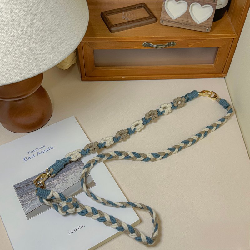 MUMU 三合一可分开使用跟调整长度编织手机挂绳 - 挂绳/吊绳 - 棉．麻 