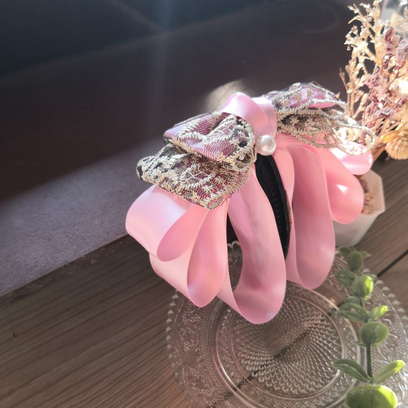 仙女香蕉夹-粉 - 发饰 - 其他材质 粉红色