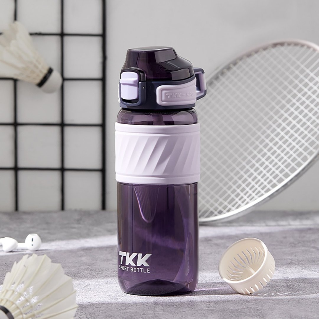 【TKK】美国进口Tritan哈仑系列 手提式运动水壶 600ML-耀石紫 - 水瓶/水壶 - 其他材质 紫色