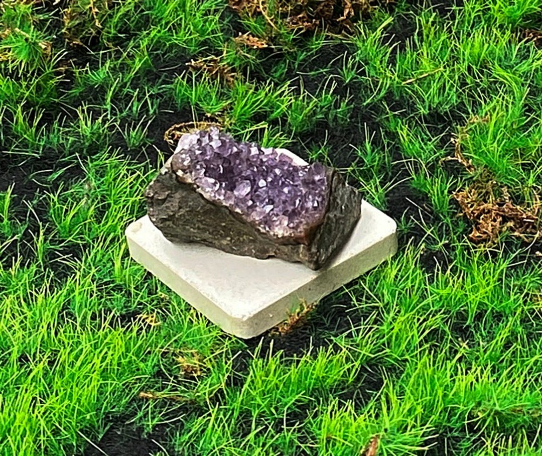 能量摆饰-天然原皮原矿紫晶簇 紫水晶 增智慧 财运水晶 快速出货 - 摆饰 - 水晶 紫色