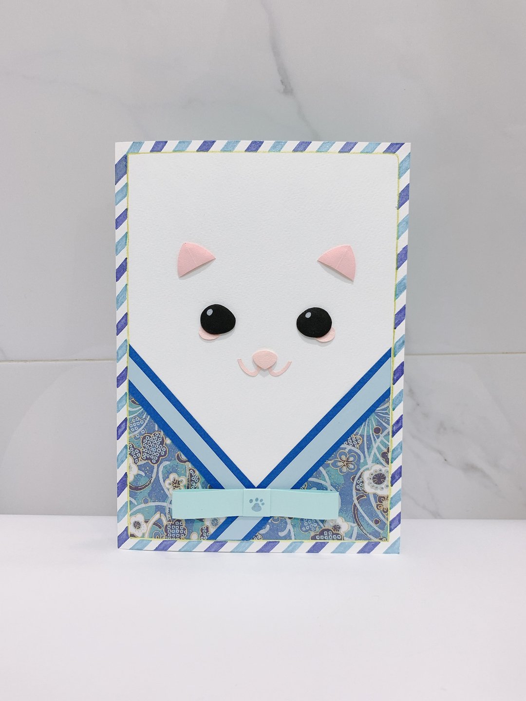 【定制款】猫咪派对生日卡(下单前请讨论) - 卡片/明信片 - 纸 黑色