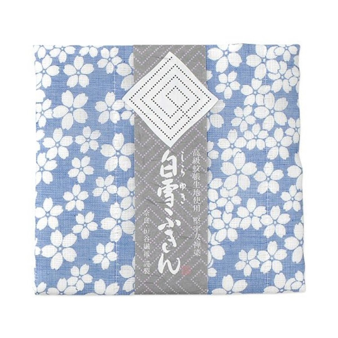 京友禅染万用巾 / 樱 蓝色 - 餐垫/桌巾 - 棉．麻 蓝色
