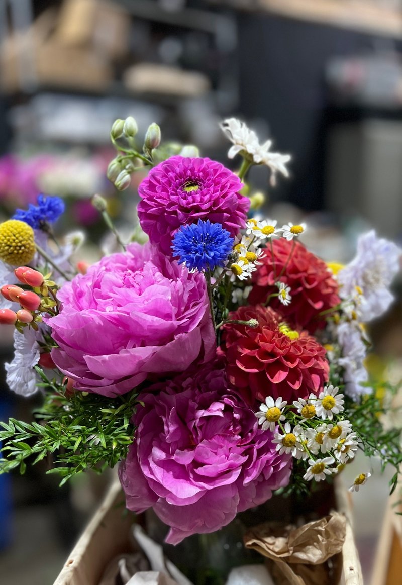 客人自订花球 - 胸花/手腕花 - 植物．花 紫色