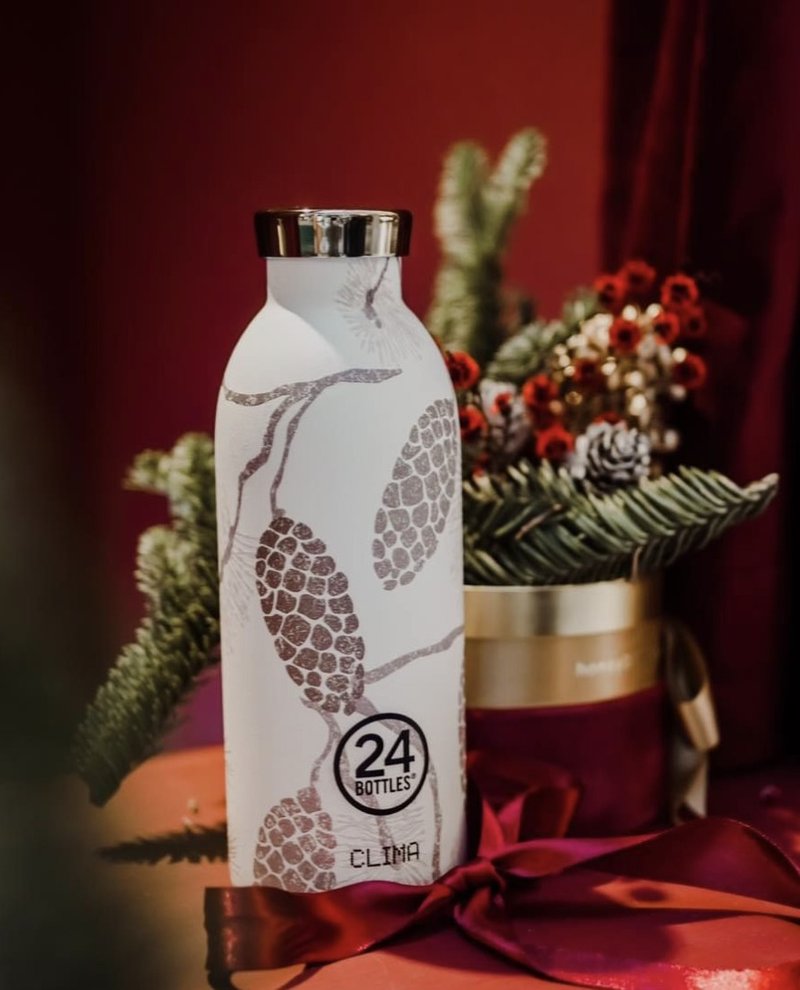 意大利24Bottles【CLIMA冷热保温系列】Gold Pine - 不锈钢瓶 - 保温瓶/保温杯 - 不锈钢 灰色