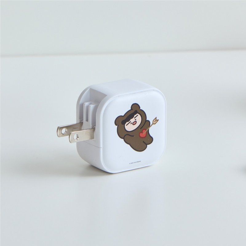 蛋塔熊妹爱神邱比特GaN 45W Type-C双孔充电头 - 数码小物 - 塑料 多色