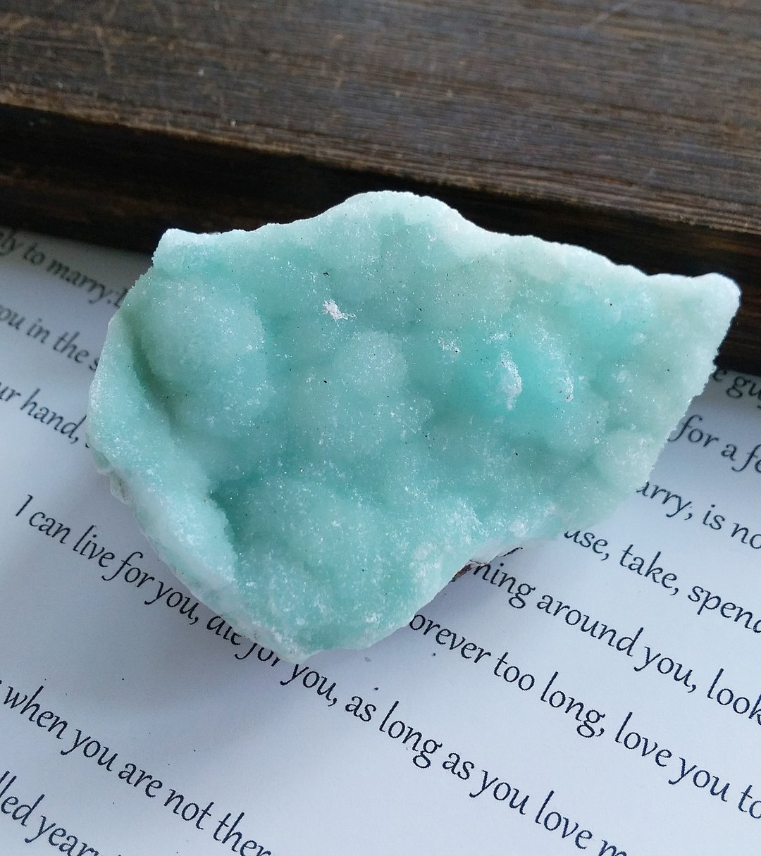 Blue Aragonite 云南产地  蓝文石 蓝霰石 天然矿石 原矿 - 摆饰 - 其他材质 