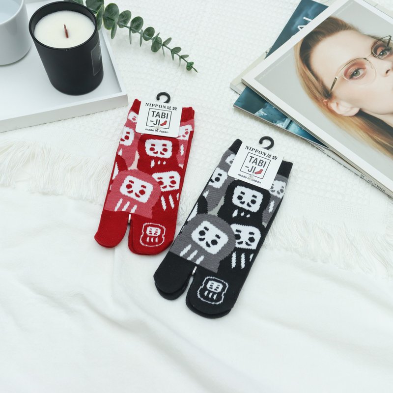 TABI-JI奈良足袋袜(分趾袜)-达摩 - 袜子 - 棉．麻 