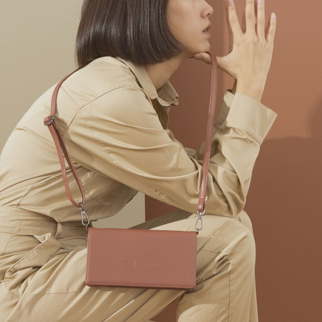 RUST BRAND / OBLONG - MAROON - 皮夹/钱包 - 人造皮革 红色