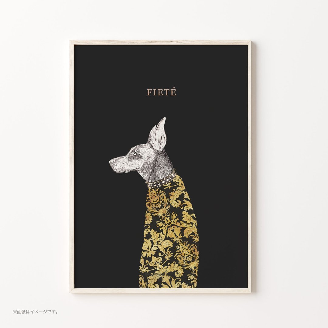 杜宾犬/A3海报 - 海报/装饰画/版画 - 纸 白色