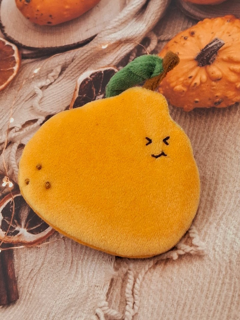 Bucute小橘子护身符.御守套.平安符袋.妈妈的爱宝贝的甜甜守护 - 平安符/符袋 - 聚酯纤维 橘色