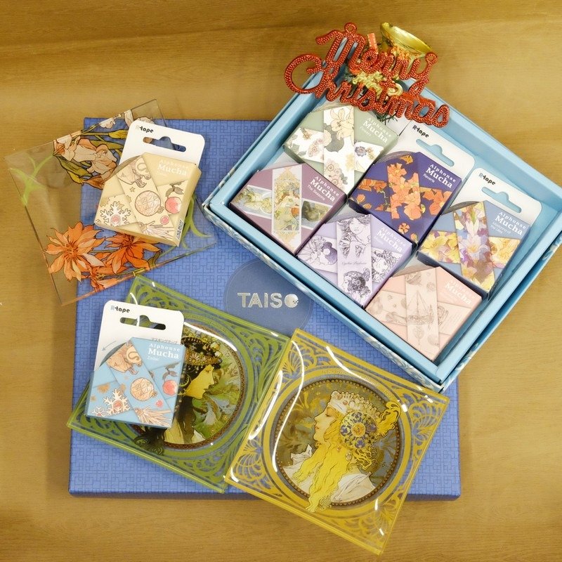 2019年限定慕夏艺术礼盒 - 纸胶带 - 纸 多色