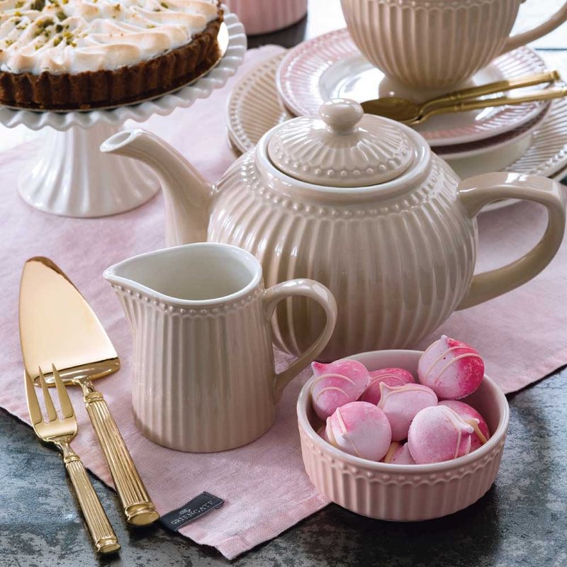 【新品】丹麦GreenGate Alice vintage rose 茶壶 - 茶具/茶杯 - 陶 粉红色
