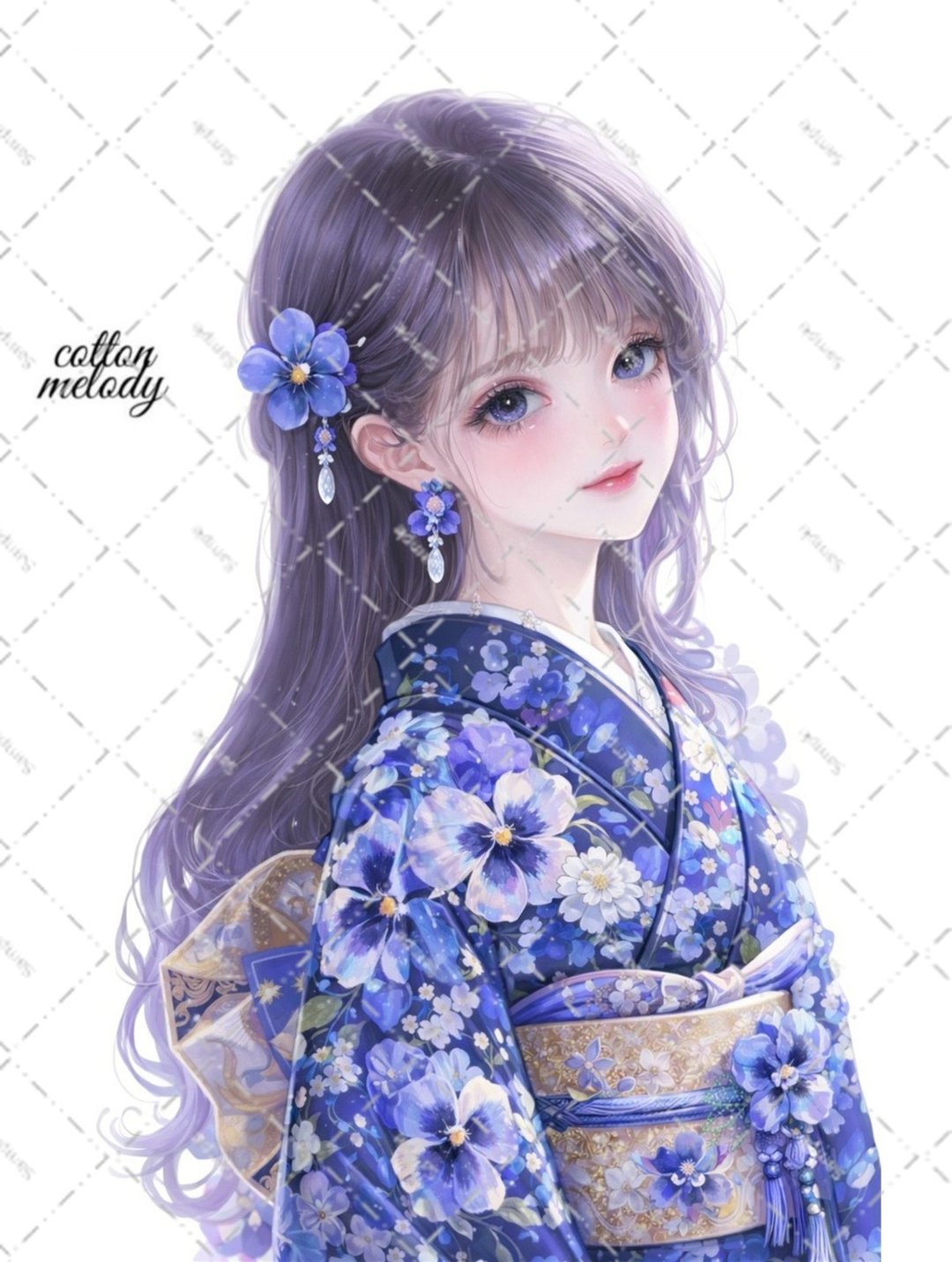 原创贴纸 no.8067 人物贴纸 原创贴纸 人物贴纸 女孩贴纸 原创人物贴纸 - 贴纸 - 纸 