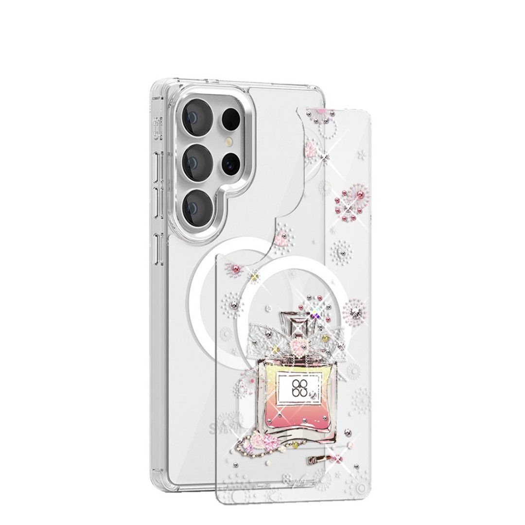 Samsung S26/S25/S24系列 可拆式磁吸片材彩钻手机壳 - 维也纳馨香 - 手机壳/手机套 - 其他材质 多色