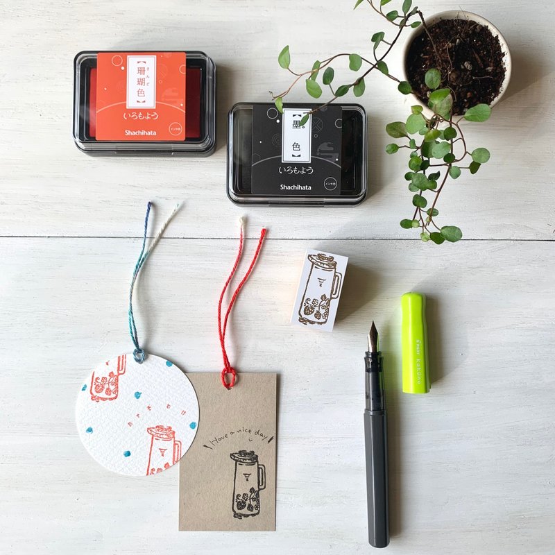 橡皮章【复古茶壶先生印章】 - 印章/印台 - 其他材质 