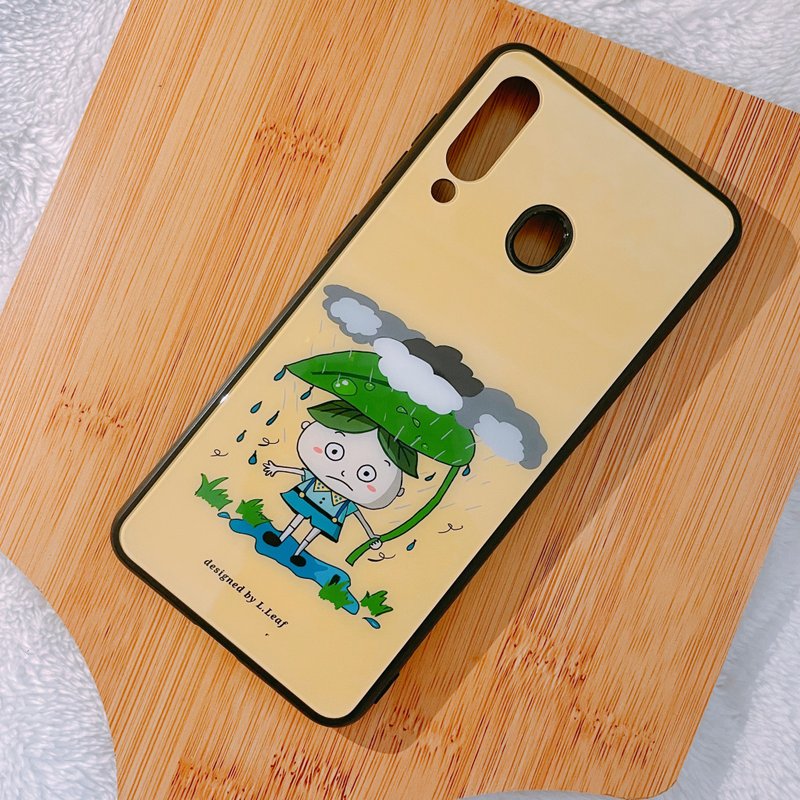 【五倍券优惠】定制钢化玻璃手机壳 / 犀牛盾-狂风暴雨 - 手机壳/手机套 - 硅胶 黄色