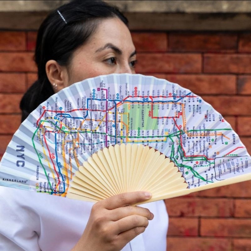 Kikkerland  纽约地铁转运扇 - 木工/竹艺/纸艺 - 纸 