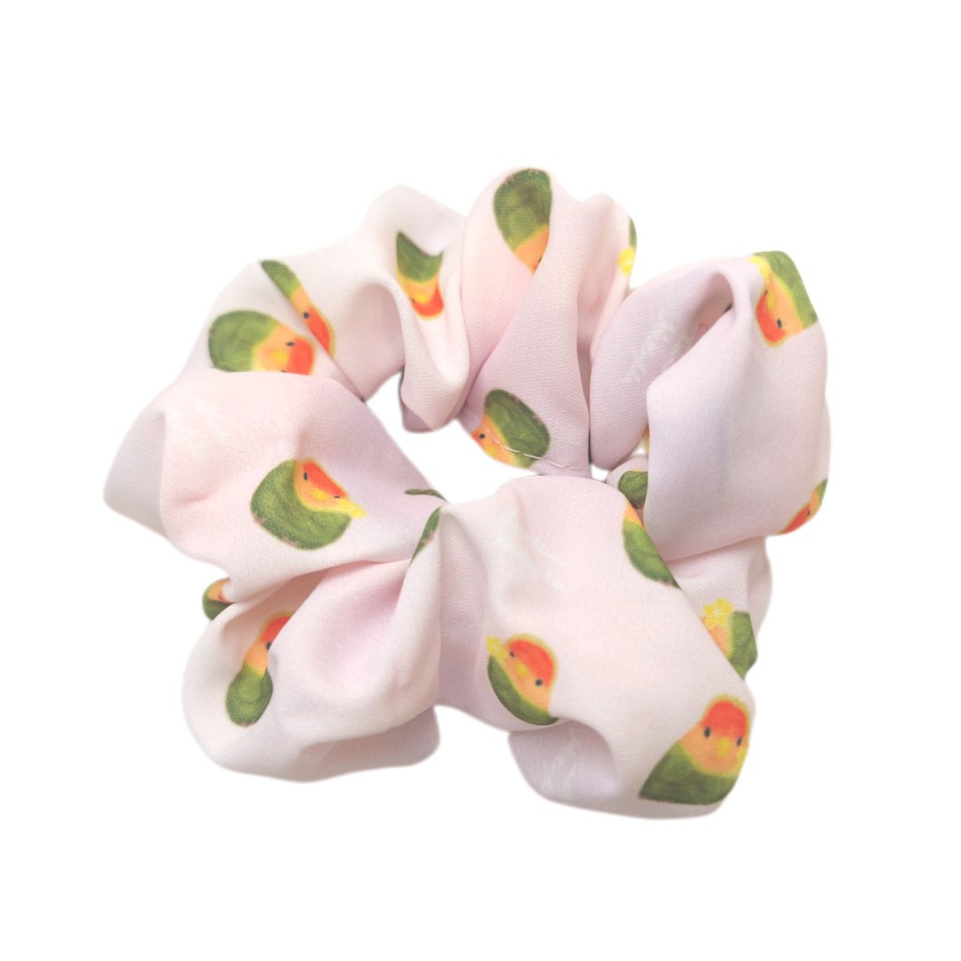 爱情鸟小鹦 鹦鹉软布发圈 - 发饰 - 聚酯纤维 白色
