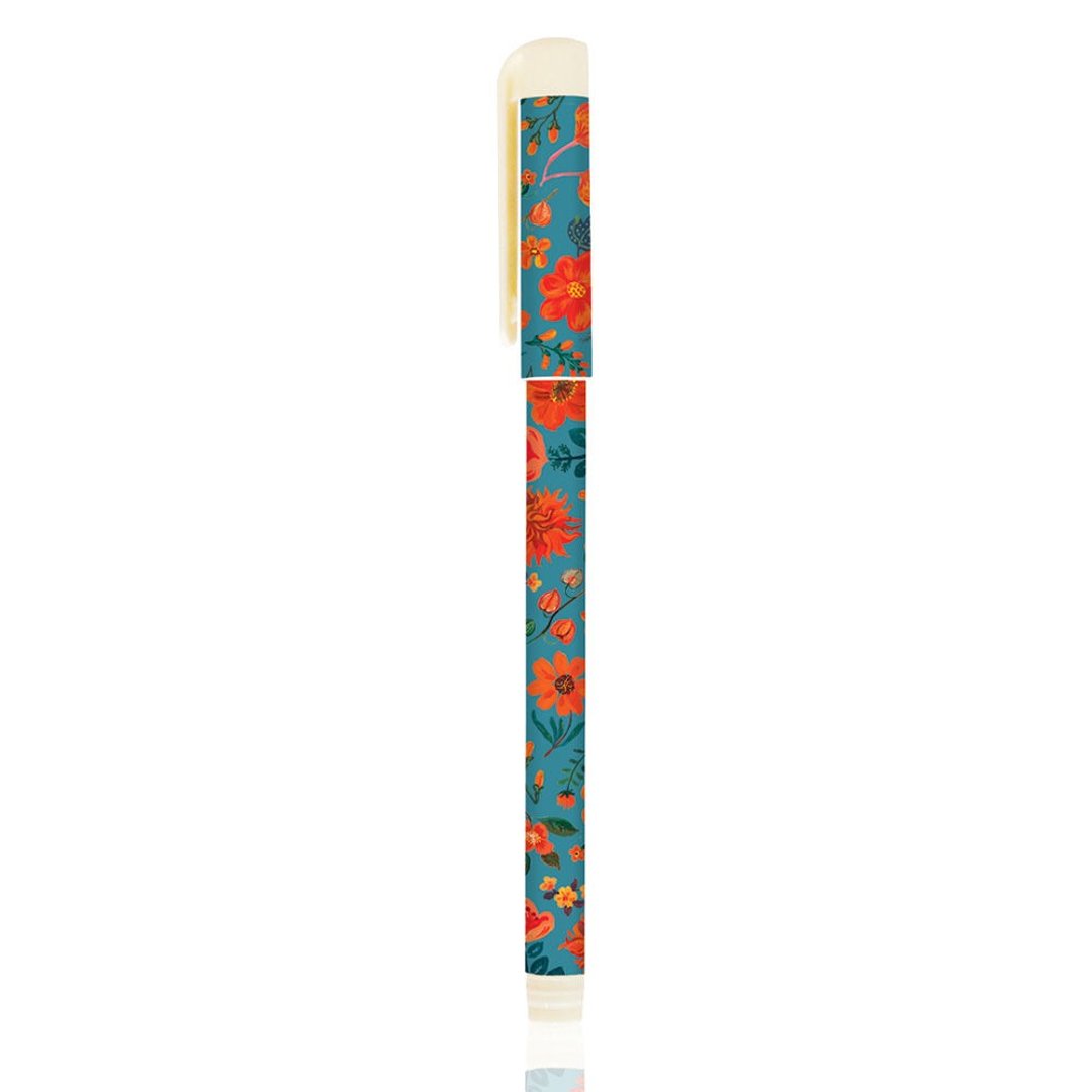 7321-娜塔莉 0.5黑色原子笔(1入)-绿宝石红花,73D72719 - 圆珠笔/中性笔 - 塑料 黑色