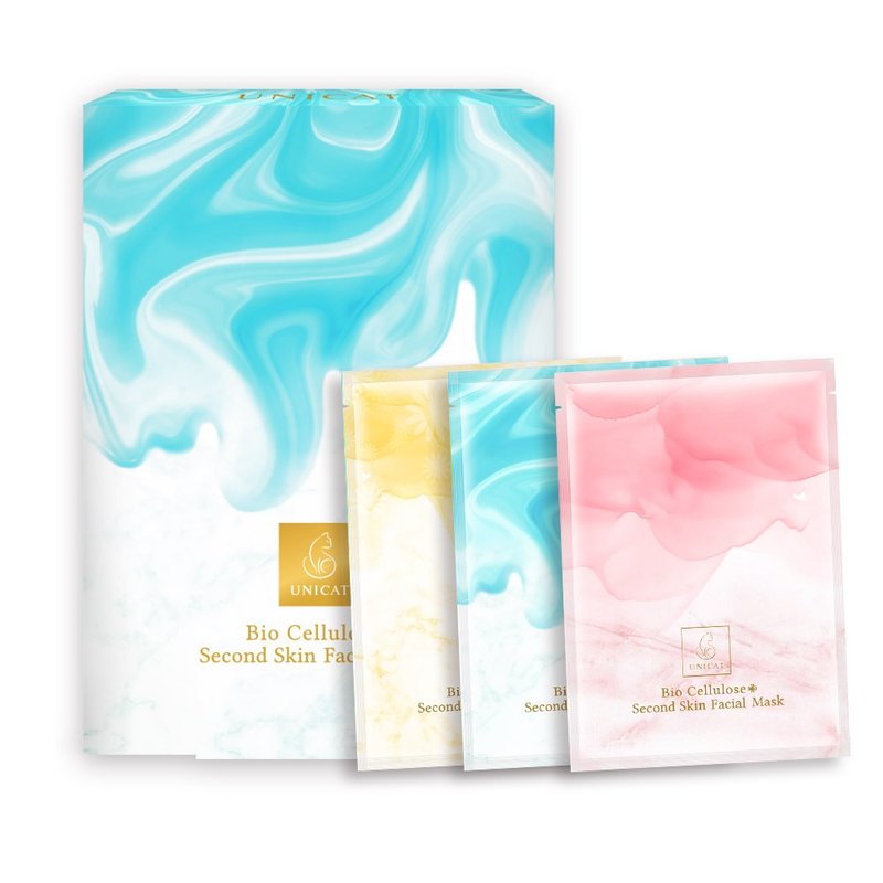【UNICAT 变脸猫】晶钻矿物水光保湿代谢面膜(盒装)+3款代谢面膜 - 脸部清洁/卸妆用品 - 其他材质 