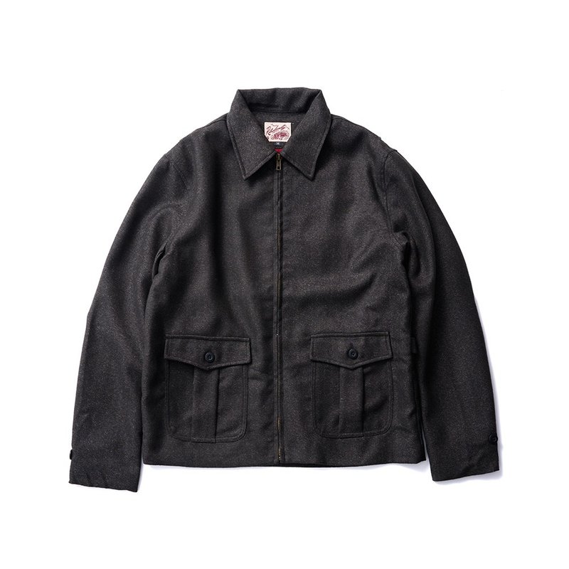 Riders Jacket - 黑色 Black - 男装外套 - 棉．麻 