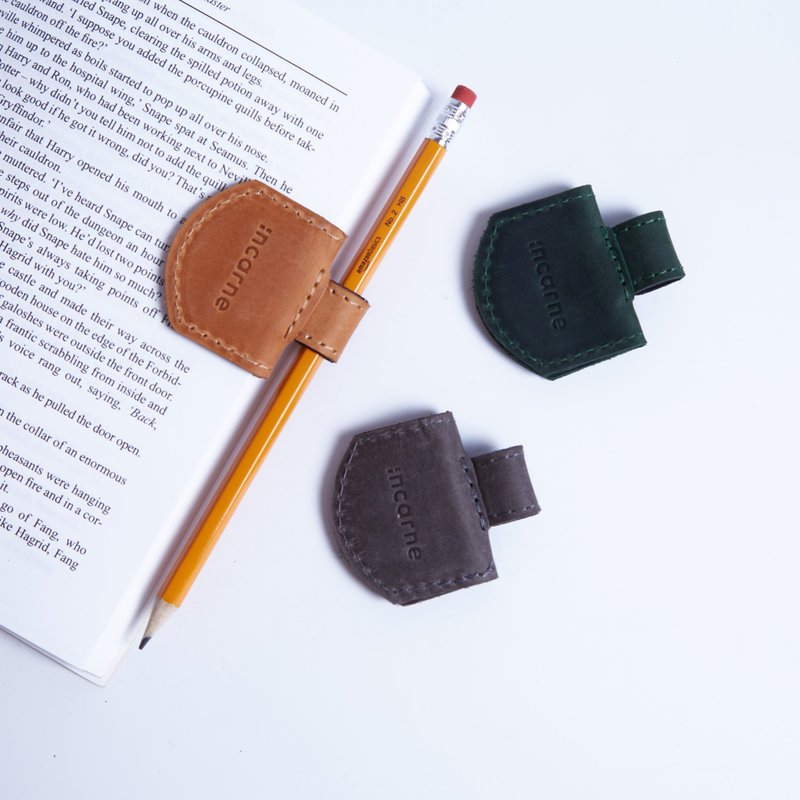 磁吸复古皮革书签——高端企业商务礼品 - 书签 - 真皮 多色
